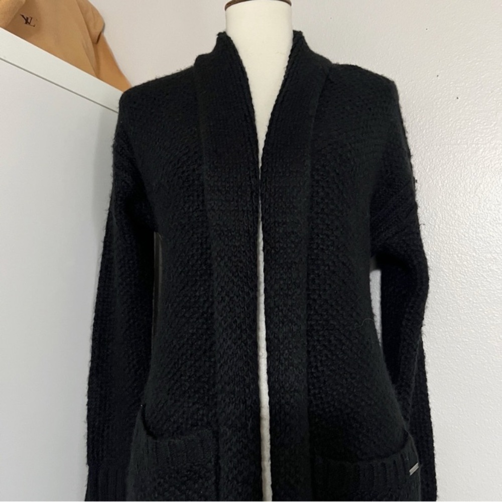 Abercrombie & Fitch Women’s Open Front Cardigan In Black Size XSmall. - Picture 7 of 13